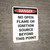 Danger: No Open Flame - Wall Sign