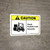 Caution: Stack Forklift Load Securely with Icon ANSI Landscape - Wall Sign