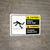 Caution: Watch Your Step Bilingual with Icon ANSI Landscape - Wall Sign