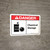 Danger: Chemical Storage with Icon ANSI Landscape - Wall Sign