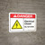 Danger: Electrical Closet Do Not Enter with Icon ANSI Landscape - Wall Sign