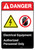 Danger: Electrical Equipment Authorized Personnel Only with Icons ANSI Portrait - Wall Sign