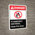 Danger: Flammable Material Sign Keep Away with Icon ANSI Portrait - Wall Sign
