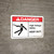 Danger: High Voltage Within Keep Out with Icon ANSI Landscape - Wall Sign