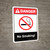 Danger: No Smoking with Icon ANSI Portrait - Wall Sign