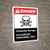 Danger: Pesticide Storage Authorized Personnel Only with Icon ANSI Portrait - Wall Sign