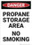 Danger: Propane Storage Area - Wall Sign