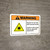Warning: ISO Check For UV And HEV Hazard Levels - Confirm with Approved Radiometer ANSI Landscape - Wall Sign