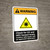 Warning: ISO Check For UV And HEV Hazard Levels - Confirm with Approved Radiometer ANSI Portrait - Wall Sign