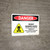 Danger: Deadly Manure Gases Landscape - Wall Sign