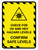 Check For UV And HEV Hazard - Confirm Safe levels Portrait - Wall Sign