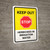 Stop Keep Out Herbicides In Portrait - Wall Sign