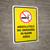 Absolutely No Smoking In Barn Area with Icon Portrait - Wall Sign