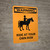 Warning: Ride at Your Own Risk Portrait - Wall Sign