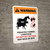 Warning: Privately Owned Livestock - Do Not Pet or Feed Portrait - Wall Sign