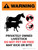Warning: Privately Owned Livestock - Do Not Pet or Feed Portrait - Wall Sign