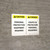 Caution: Personal Protection Equipment Required Landscape - Wall Sign