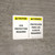 Caution: Eye Protection Required Bilingual Spanish Landscape - Wall Sign