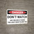 Danger: Do Not Watch Arc Welder - Wall Sign