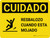 Caution: Floor Slippery When Wet Spanish with Icon Landscape - Wall Sign