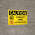 Caution: Forklift Area No Pedestrians Landscape - Wall Sign