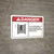 Danger: Do Not Climb Ladders Without Protection - Wall Sign