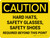 Caution: Hard Hat Safety Glasses Safety Shoes Required Landscape - Wall Sign