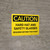 Caution: Hard Hats and Safety Glasses Beyond this Point Landscape - Wall Sign