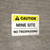 Caution: Mine Site - No Trespassing Landscape - Wall Sign