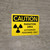 Caution: Radiation Area Authorized Personnel Only Landscape - Wall Sign