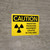 Caution: Radiation Producing Equipment Located in This Area Landscape - Wall Sign
