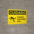 Caution: Watch Where You Step Spanish with GraphicLandscape - Wall Sign