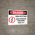 Danger: High Voltage Unauthorized Personnel Keep Out With Icon Landscape - Wall Sign