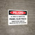 Danger: Spanish Area In Front Of Electrical Panel Landscape - Wall Sign