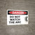Danger: Do Not Watch the Arc - Wall Sign