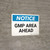 Notice: GMP Area Ahead Landscape - Wall Sign