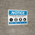 Notice: Mandatory For Site Safety with Icons Landscape - Wall Sign