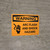 Warning: Arc Flash and Shock Hazard with Icon Landscape - Wall Sign