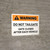 Warning: Do Not Tailgate Gate Closes After Each Vehicle Landscape - Wall Sign