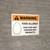 Warning: Food Allergy Food May Contain Egg with Icon Landscape - Wall Sign