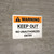Warning: Keep Out No Unauthorized Entry Landscape - Wall Sign