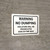 Warning: No Dumping Violaters Prosecuted and Fined Landscape - Wall Sign