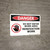 Danger: Renovation Work Do Not Enter - Wall Sign