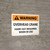 Warning: Overhead Crane Hard Hat Required When in Use Landscape - Wall Sign