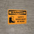 Warning: PPE Safety Shoes Must be Worn with Icon Landscape - Wall Sign