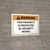 Warning: This Property is Protected By Security Patrol Landscape - Wall Sign