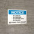 Notice: No Jewelry, Piercings, Exposed Cuts, Or Smoking Landscape - Wall Sign