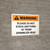 Warning: Please Do Not Stack 18" From Sprinkler Head Landscape - Wall Sign