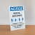 Notice: Stay 6FT Apart Stop the Spread ANSI Portrait - Desktop Sign