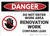 Danger: Do Not Enter Work Area Contains Lead - Wall Sign